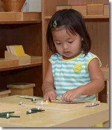 Montessori Pic 1 Girl Playing